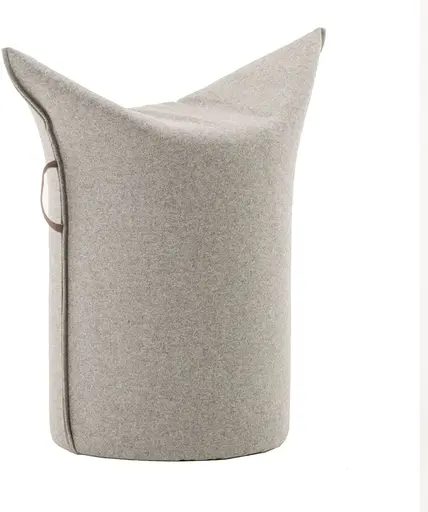 Hocker "ZIPFEL" von Werther (hellgrau)